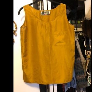 Vintage Forenza 100% Silk Sleeveless Top